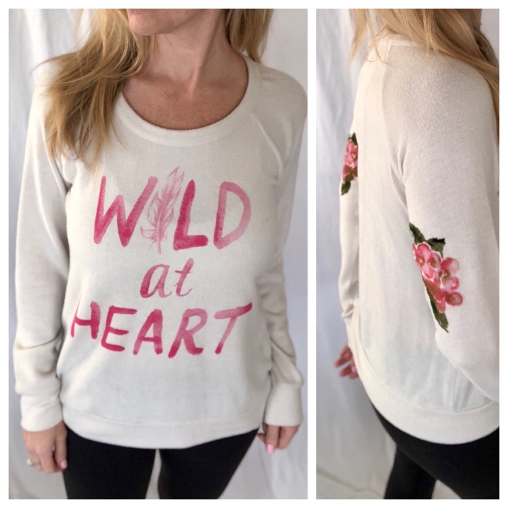 NWT Chaser Brand “Wild at Heart” Sweatshirt